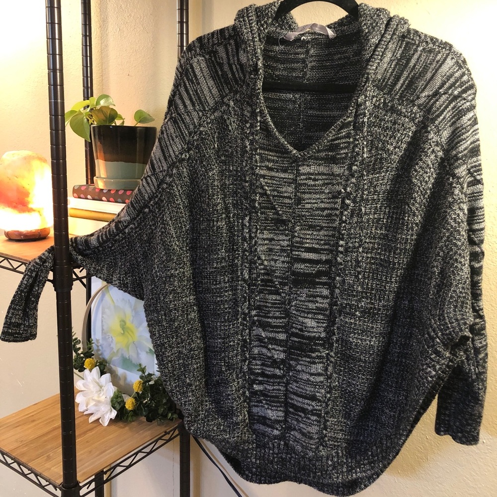 Athleta Borealis Poncho Sweater